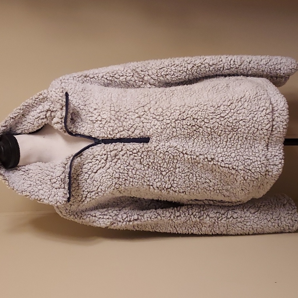 Thread & Supply Gray Fleece Sweater